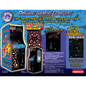 Ms. Pac-man / Galaga Arcade Game